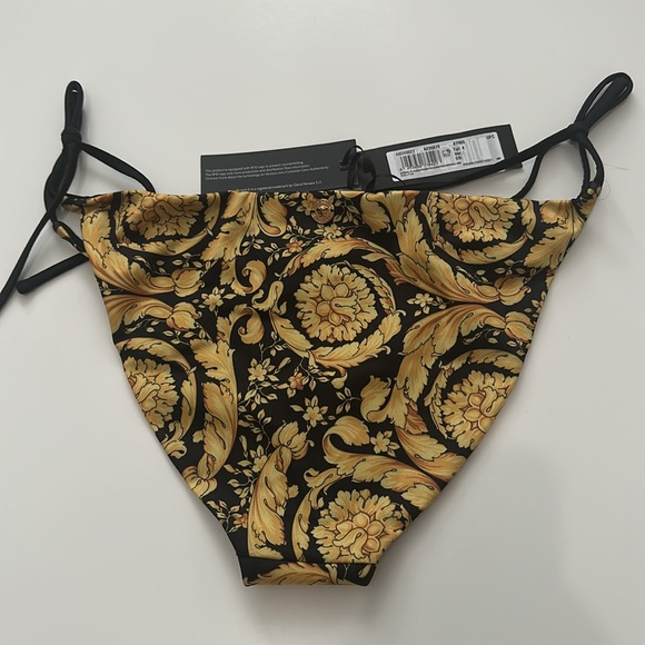 New Authentic Versace Barocco Print Bikini Bottoms - Picture 8 of 9